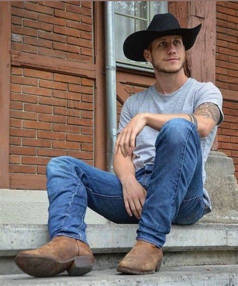 pin  rubberfet  cowboy boots mens cowboy boots cowboy outfit