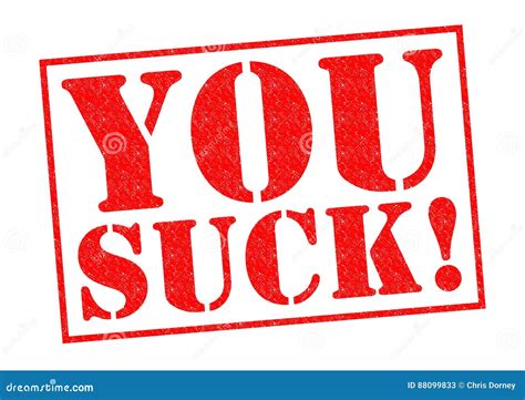 YOU SUCK! stock illustration. Illustration of stamped - 88099833