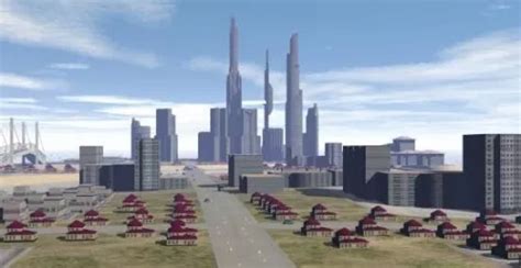 City Island Exterior 3d Scene ID8288 - Free Download (.c4d) - Open3dModel
