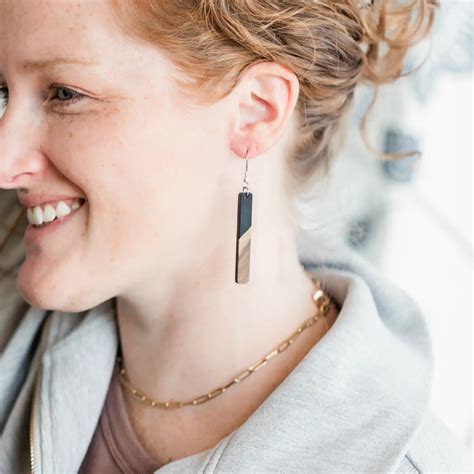 Creek+Elm Earrings- Cork, Wood, Resin and More – Creek + Elm