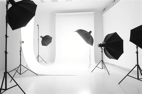 Premium Photo | Studio lighting isolated on white