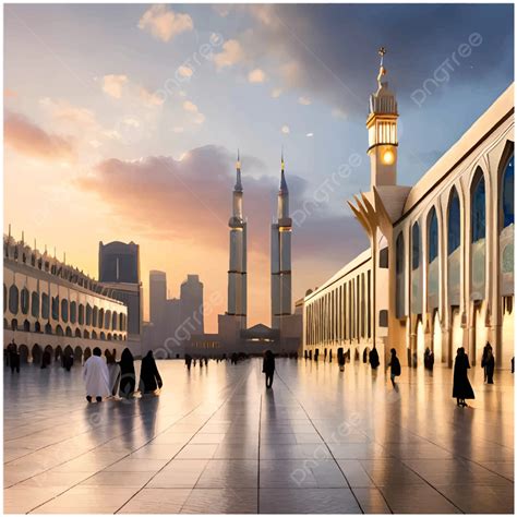 Makkah Beautiful Place In The World Vector Background, Makkah, Mecca ...