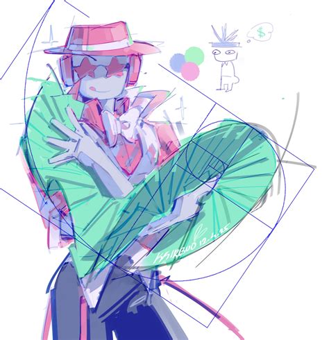 chance and itrapped (roblox and 1 more) drawn by kirbo | Danbooru