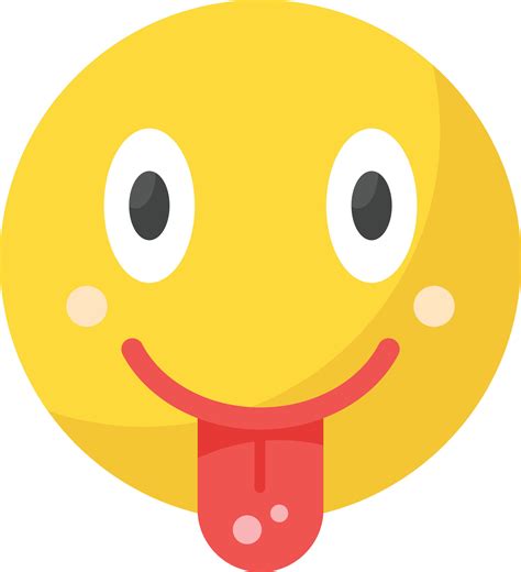 winking face  tongue vector icon  vector art  vecteezy