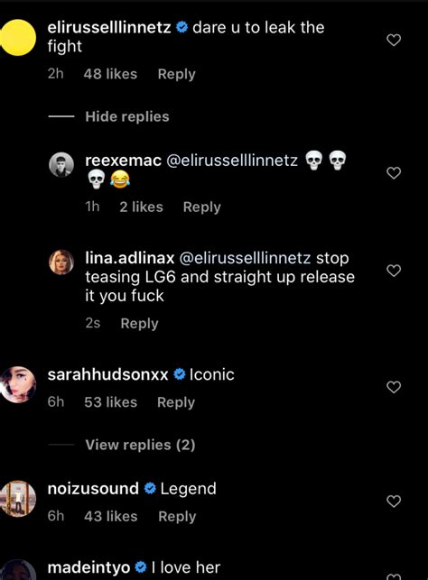 Eli Russelli under bloodpop recent post w Gaga:‘dare you to leak the