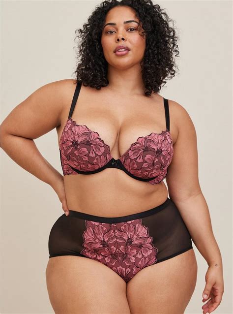Plus Size - Lace High Brief XO Panty - Torrid