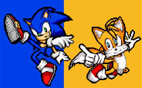 Sonic And Tails - Sonic Advance Pixel Art by DjProhawk on DeviantArt