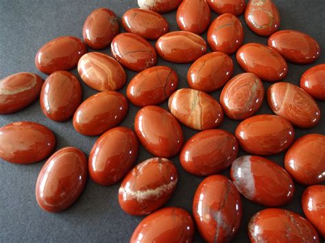 Natural Red Jasper Cabochon Oval Shape Cabochon Gemstone Jewelry ...