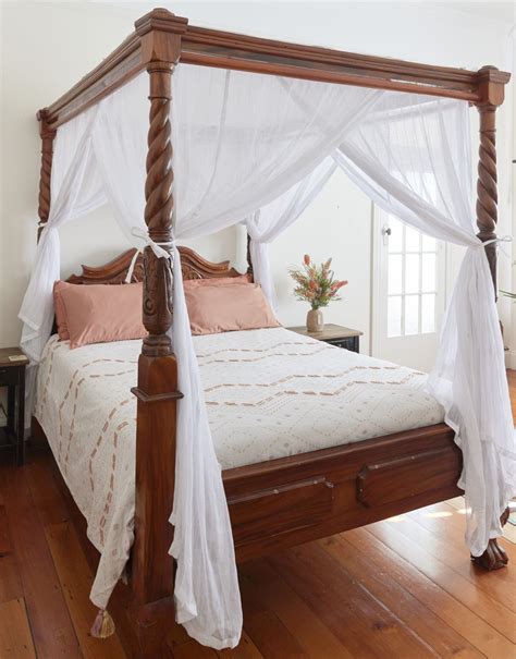 Canopy Bed Curtains. Cotton. King