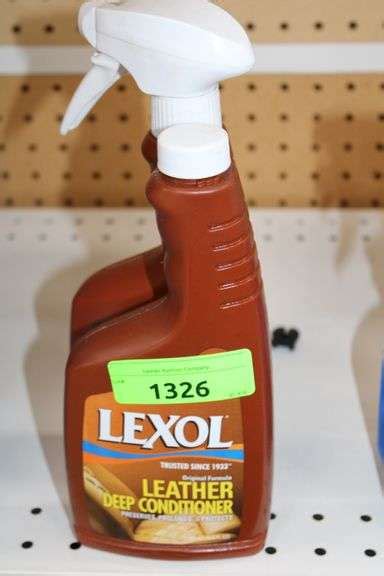 LEXOL LEATHER DEEP CONDITIONER - Lawler Auction Company