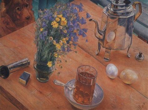 Morning still life. 1918 — Kuzma Sergeevich Petrov-Vodkin