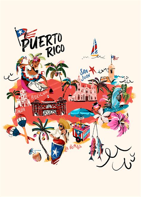 𝙿𝚞𝚎𝚛𝚝𝚘 𝚁𝚒𝚌𝚘 🇵🇷 | Puerto rico art, Wallpaper iphone cute, Bunny wallpaper
