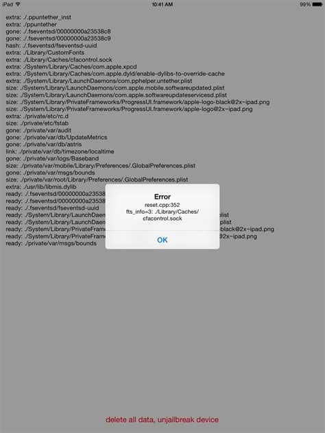 Getting an error while running Cydia Eraser? Try this! - iOS Hacker