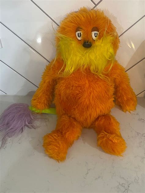 Lorax Plush Toy 15 Inches Dr Seuss 1983 - Etsy