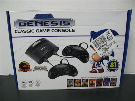 sega genesis classic game console  pop culture antique museum