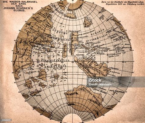 World Map From 1520 Stock Illustration - Download Image Now - World Map ...