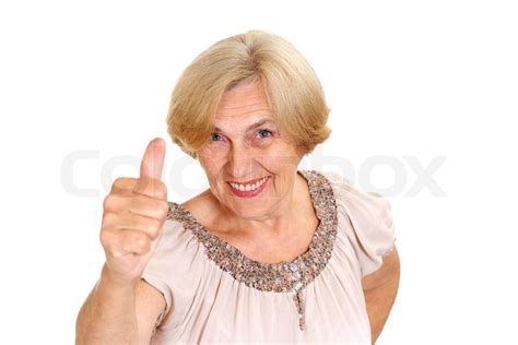Cute old lady | Stock image | Colourbox