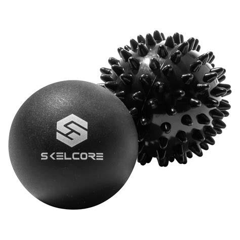 Skelcore 2 Massage Ball Set, Smooth & Spiky Massage Balls for Targeted