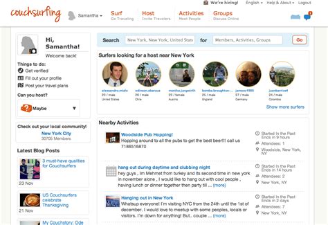 Couchsurfing doubles its community halfway through rebranding - Skift