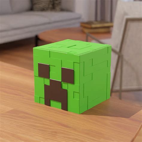 Creeper Head Piggy Bank Minecraft Toy | Piggy Bank | Money Bank | Money ...