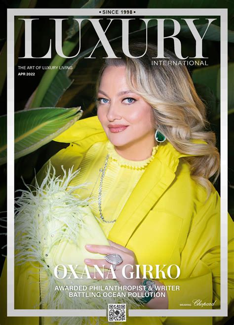LUXURY MAGAZINE: OXANA GIRKO by Luxury Magazine - Issuu