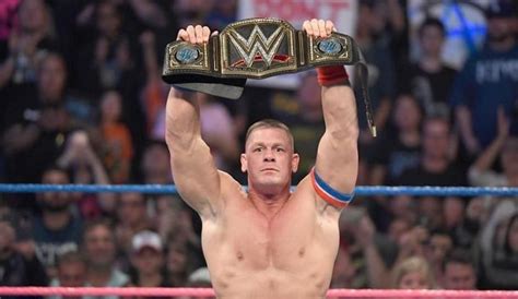 How did John Cena win all 16 of his WWE World Championships?