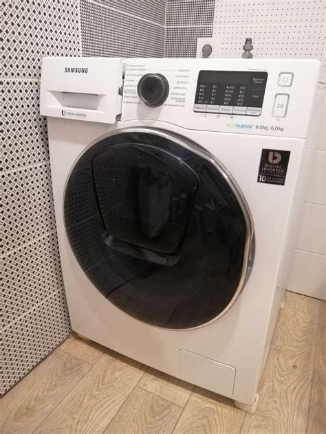 Стиральная машина с сушкой Samsung WD80K5410OW отличное состояние: 25 ...