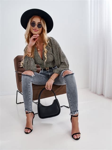 Spodnie Samara Jeans Szare