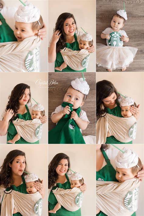 DIY Starbucks Frappuccino Costume for Halloween | Baby Wearing