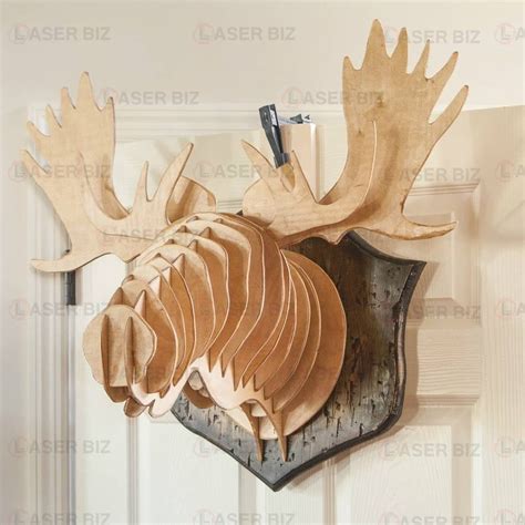 Голова лося » maket.LaserBiz.ru - Макеты для лазерной резки
