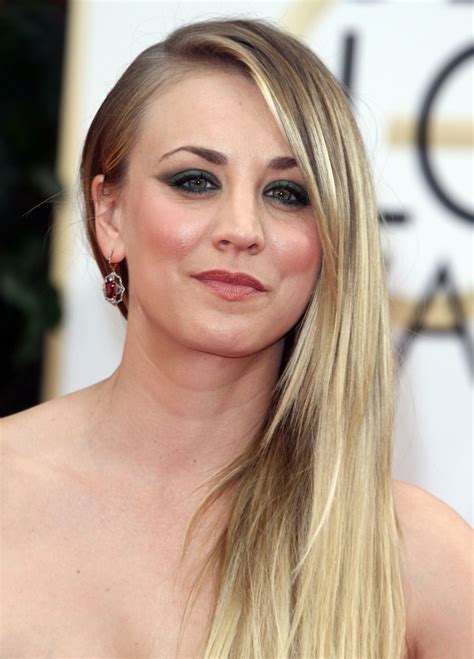 Photo : Kaley Cuoco lors de la 71e cérémonie des Golden Globe Awards à