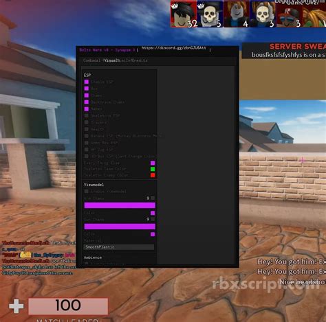 Arsenal [Kill All, Silent Aim, Esp] Scripts | RbxScript