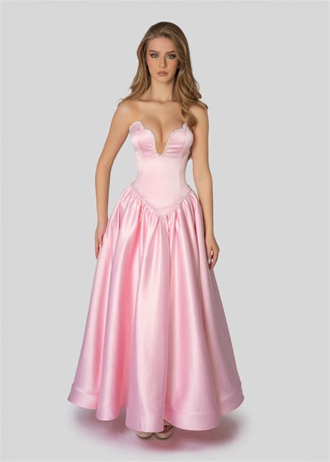 Pink Midi Ballgown | Valentine Couture