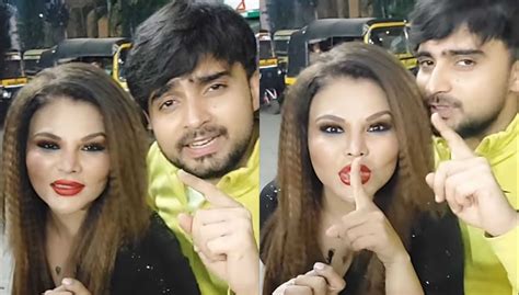 ‘Surprise toh rehne do’: Rakhi Sawant stops BF Adil from spilling the