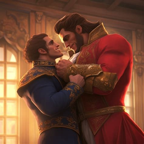 Gaston and Adam by mkewx on DeviantArt