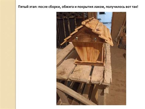 Видео мастер-класс по изготовлению кормушки - презентация онлайн