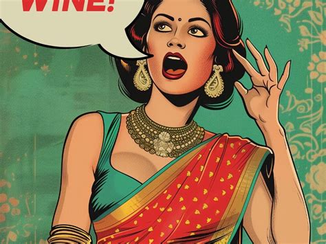 indian pop art digital  set   posters chai roti wine