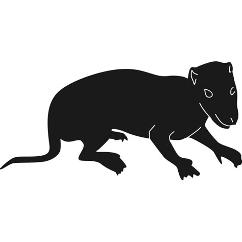Early mammal silhouette | Free SVG