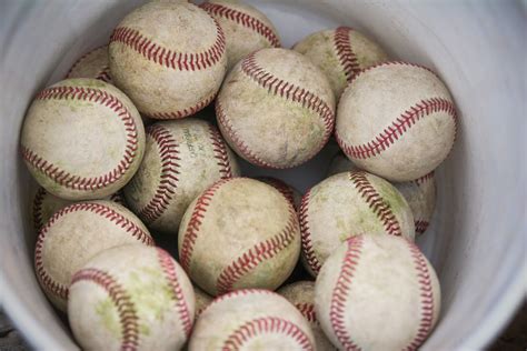 bucket  baseballs  stock photo public domain pictures