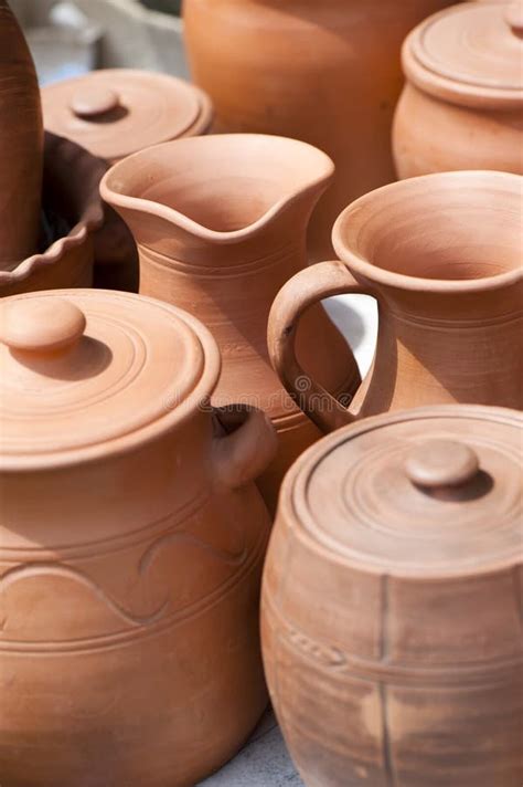 Handmade pottery stock photo. Image of pottery, folk - 26110454