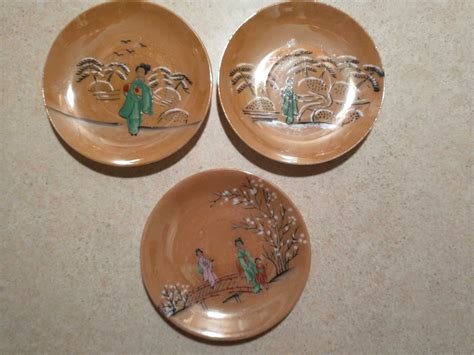 Talerzyk japoński porcelanowy Nippon trzy sztuki Będzin Gzichów • OLX.pl