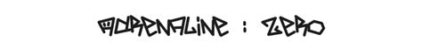 Adrenaline : Zero Font Download - Fonts4Free
