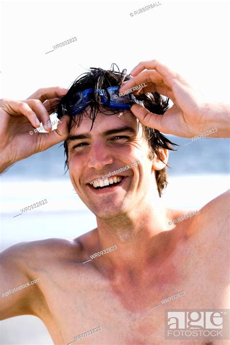 Man standing in front of the ocean, Stock Photo, Picture And Royalty ...