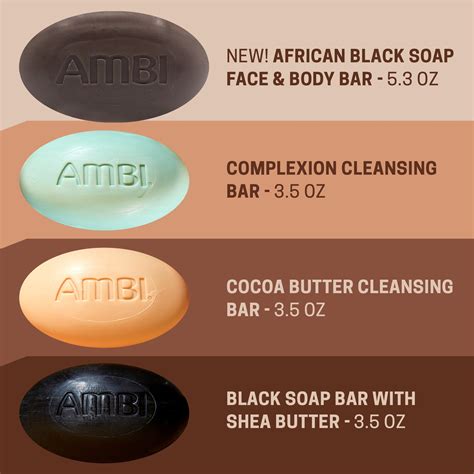African Black Soap Face & Body Bar – Ambi Skincare