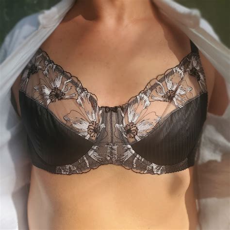 AA Cup Bra Black Soft Satin Bra for Big Men. Crossdresser - Etsy