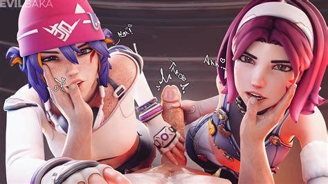 dva  kiriko overwatch drawn  evilbaka bleachbooru