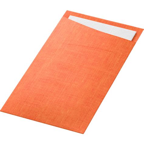 Duni Sacchetto® Dunisoft® 11,5 x 23 cm Sun Orange, 240 pcs/box (4 x 60 ...