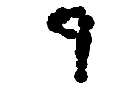 ink blot stain mono number  graphic  graphicsbam fonts creative