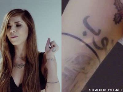Christina Perri's Tattoos & Meanings | Steal Her Style