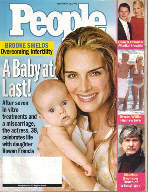 People Weekly Magazine 15 September 2003 - Brooke Shields Baby Cover by